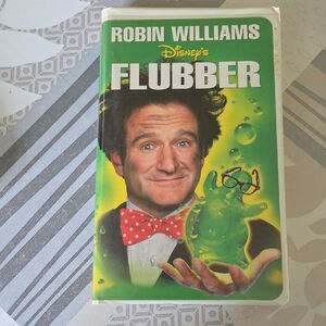 Disney's Flubber VHS with Green Cover